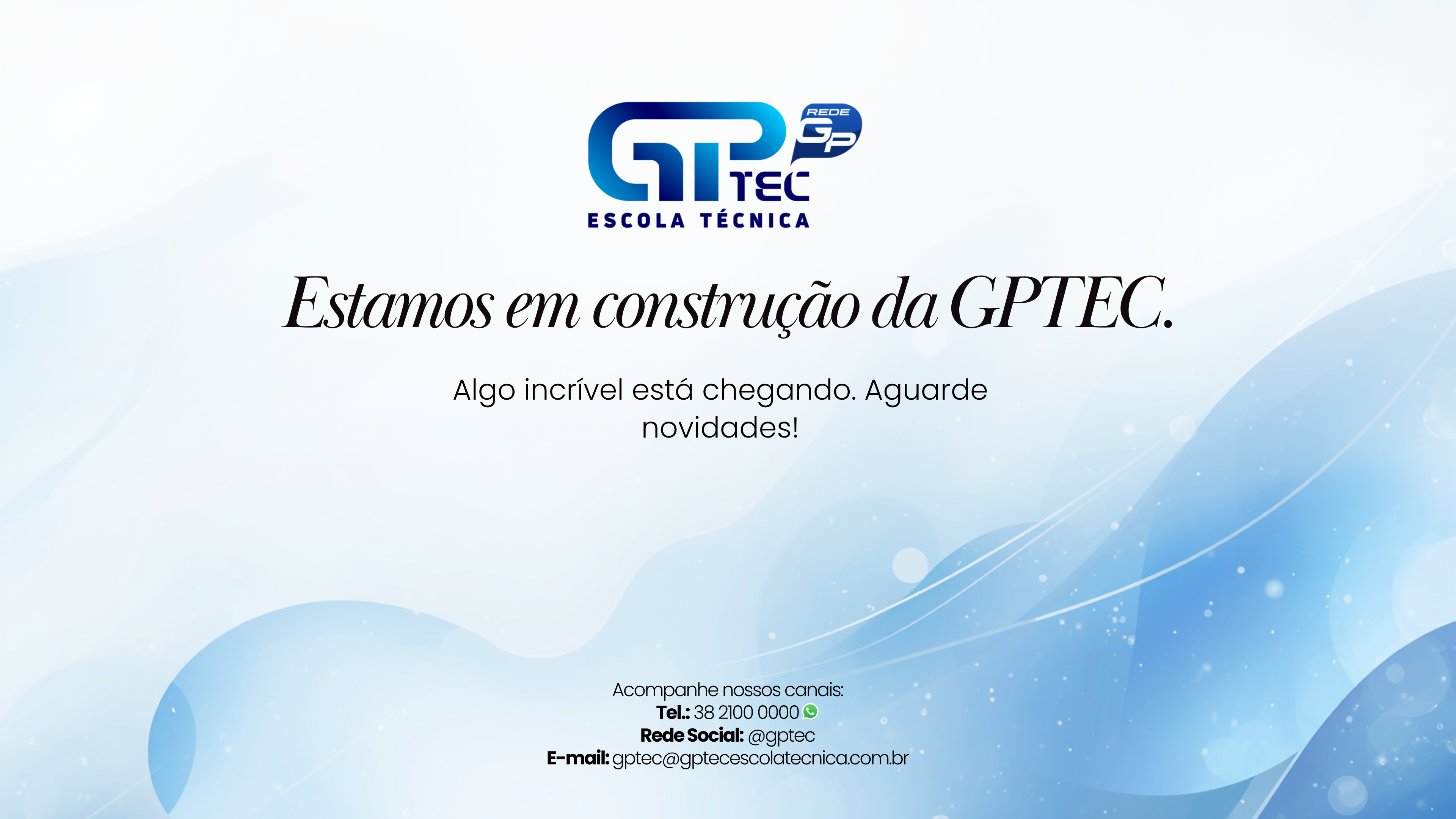 Estamos em construção - GPTEC